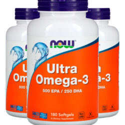 Ultra Omega 3 500epa/250dha 180soft Importado 3un Now Foods