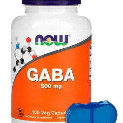 Ácido Gama 500mg E Vitamina B6 Now Foods 100 Cáps Sabor Sem Sabor