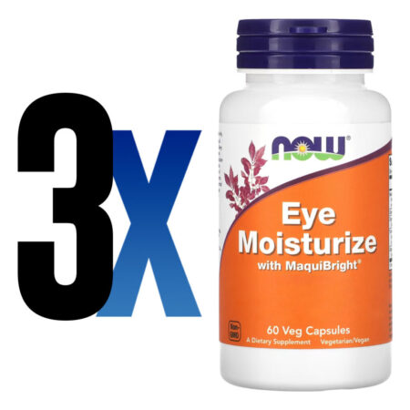 Eye Moisturize Now Foods Maquibright 60 Cáps Importado 3un - Imagem 2