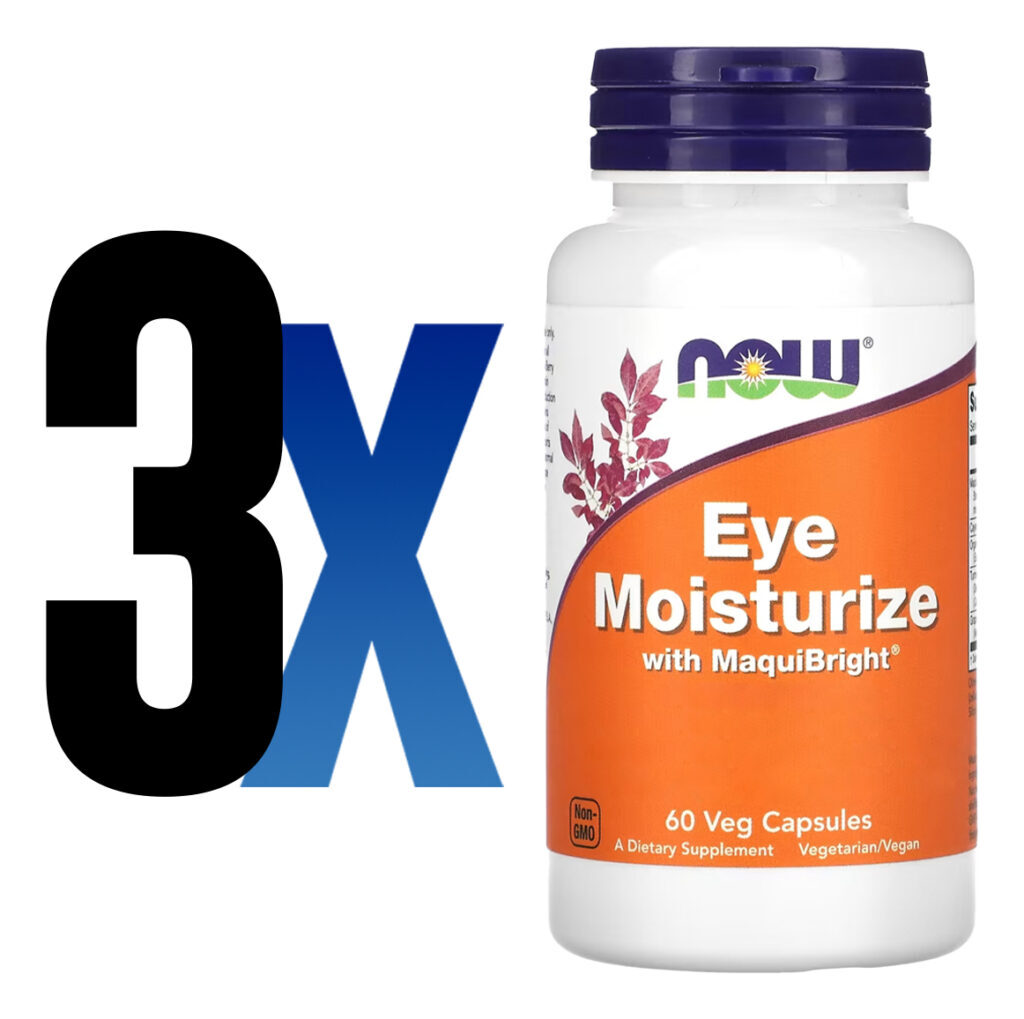 Eye Moisturize Now Foods Maquibright 60 Cáps Importado 3un - Imagem 2