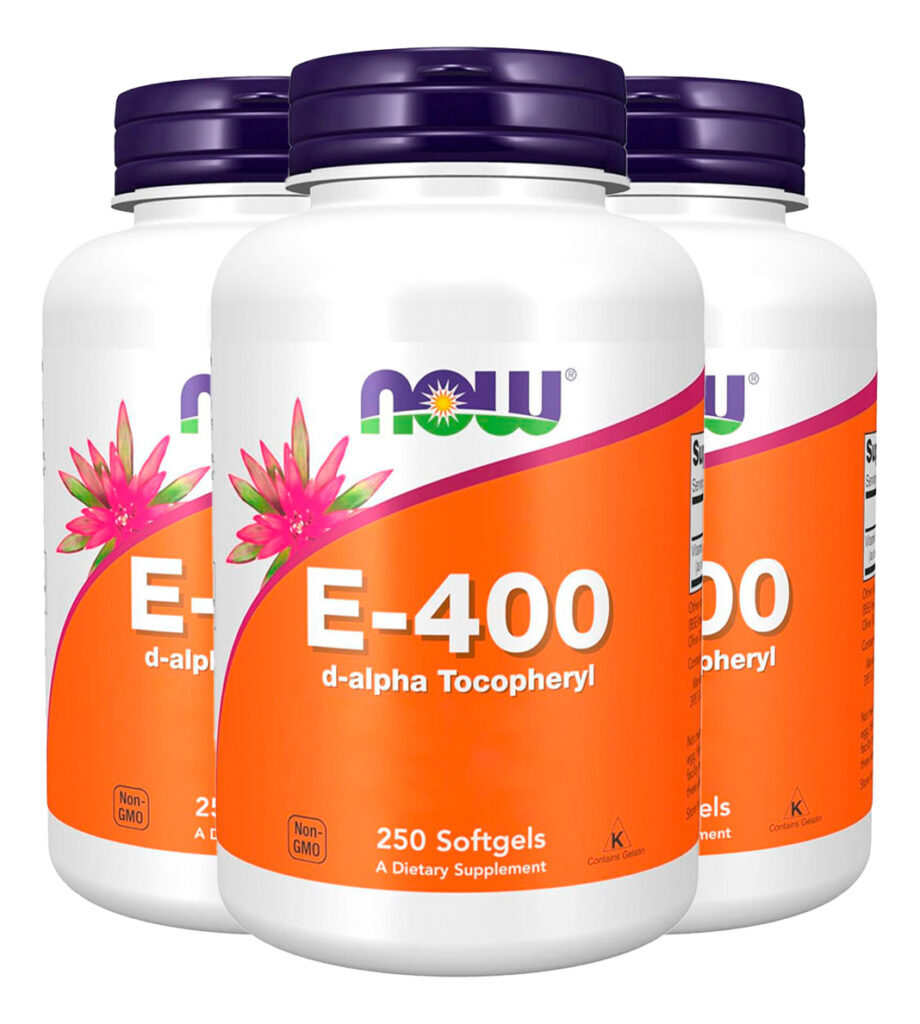 Vitamina E-400 Now Foods D-alfa Tocoferol 250s Importado 3un