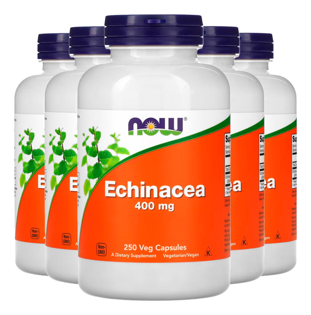 Equinácea 400mg 250 Cáps Importado 5un Now Foods