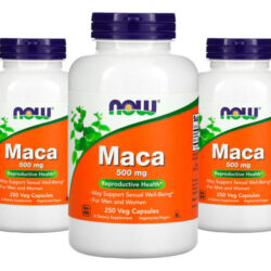 Maca Peruana 500mg Now Foods 250 Veg Caps 5un