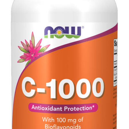 Vitamina C-1000mg Now Foods 100mg Bioflavonóides 250caps 5un - Imagem 3