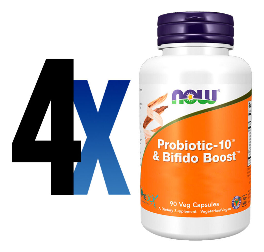 Probiótico 10 25 Bilhões Now Foods 90cap Importado 4un - Imagem 2