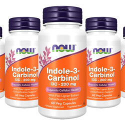 Indole-3-carbinol Now Foods 200mg 60veg Caps 5un