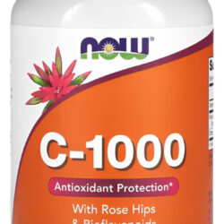 Vitamina C 1000mg E Rosa Mosqueta250tabls Now Foods