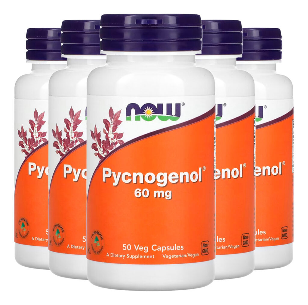 Pycnogenol 60mg Now Foods 50 Veg Caps Importado 5un
