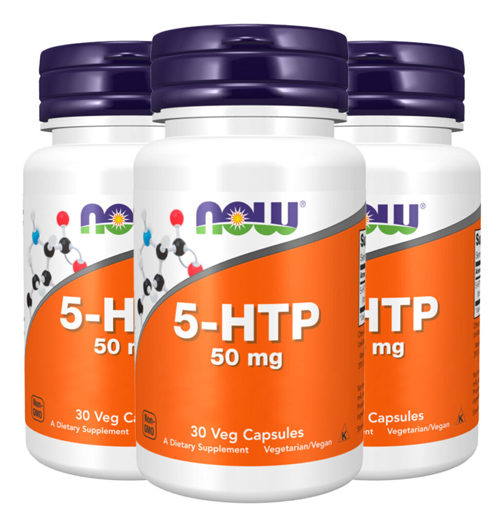 5-h-t-p 50mg Now Foods 30 Cápsulas Importado 3un