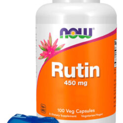 Rutina 450mg Now Foods Ritin 100cáps + Porta Cápsulas