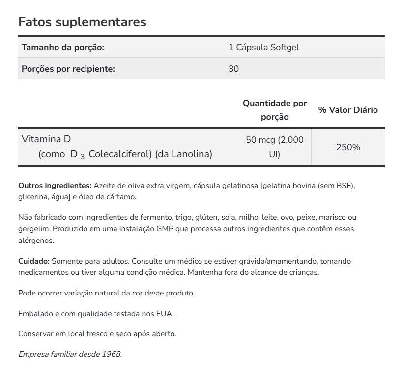 Suplemento En Cápsulas Moles Now Bone & Immune Health Vitamina D3 De 120 Un - Imagem 4