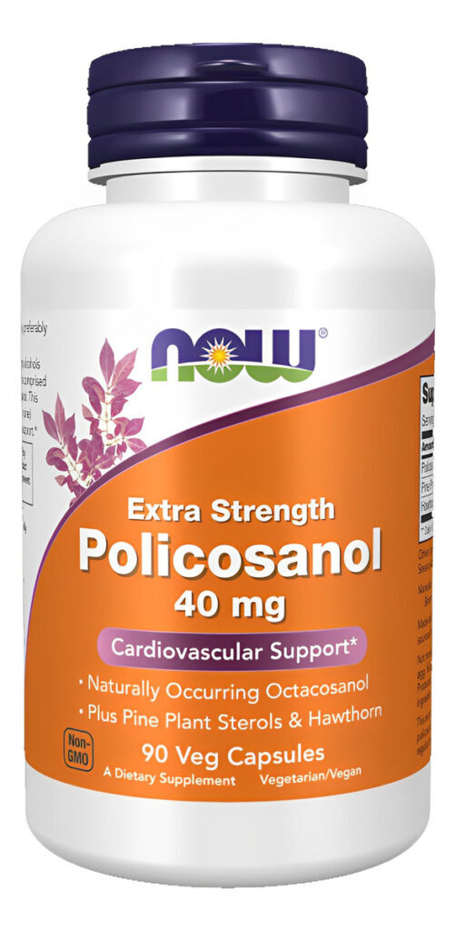 Policosanol 40mg Now Foods Dupla Força 90cáps Importado 4un - Imagem 2
