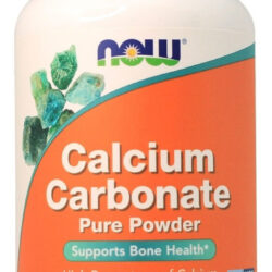 Carbonato De Cálcio Em Pó 340g Now Foods Calcium Carbonate