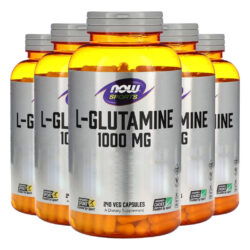 L-glutamina 1000mg Now Foods Sports 240 Caps Importado 5un