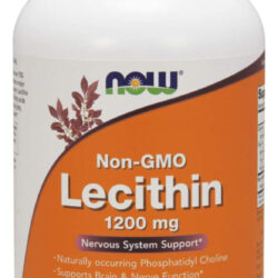 Suplemento Now Lecitina 1200 Mg Com Fosfatidilcolina 400 S