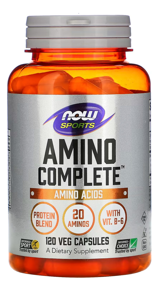 Amino Complete Now Foods 120 Cápsulas Sabor N/a