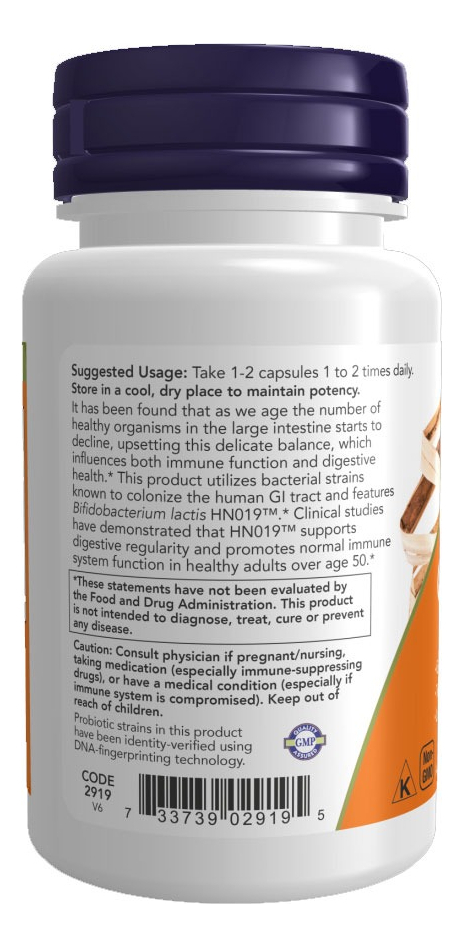 Clinical Gi Probiótico 20 Bi 60cáps Importado 2un Now Foods - Imagem 4