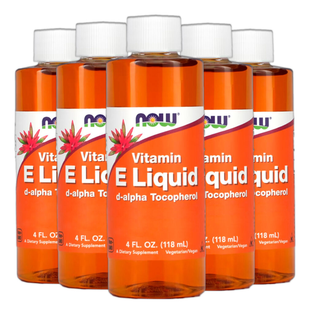 Vitamina E Now Foods 118ml D-alpha Tocoferol Importado 5un