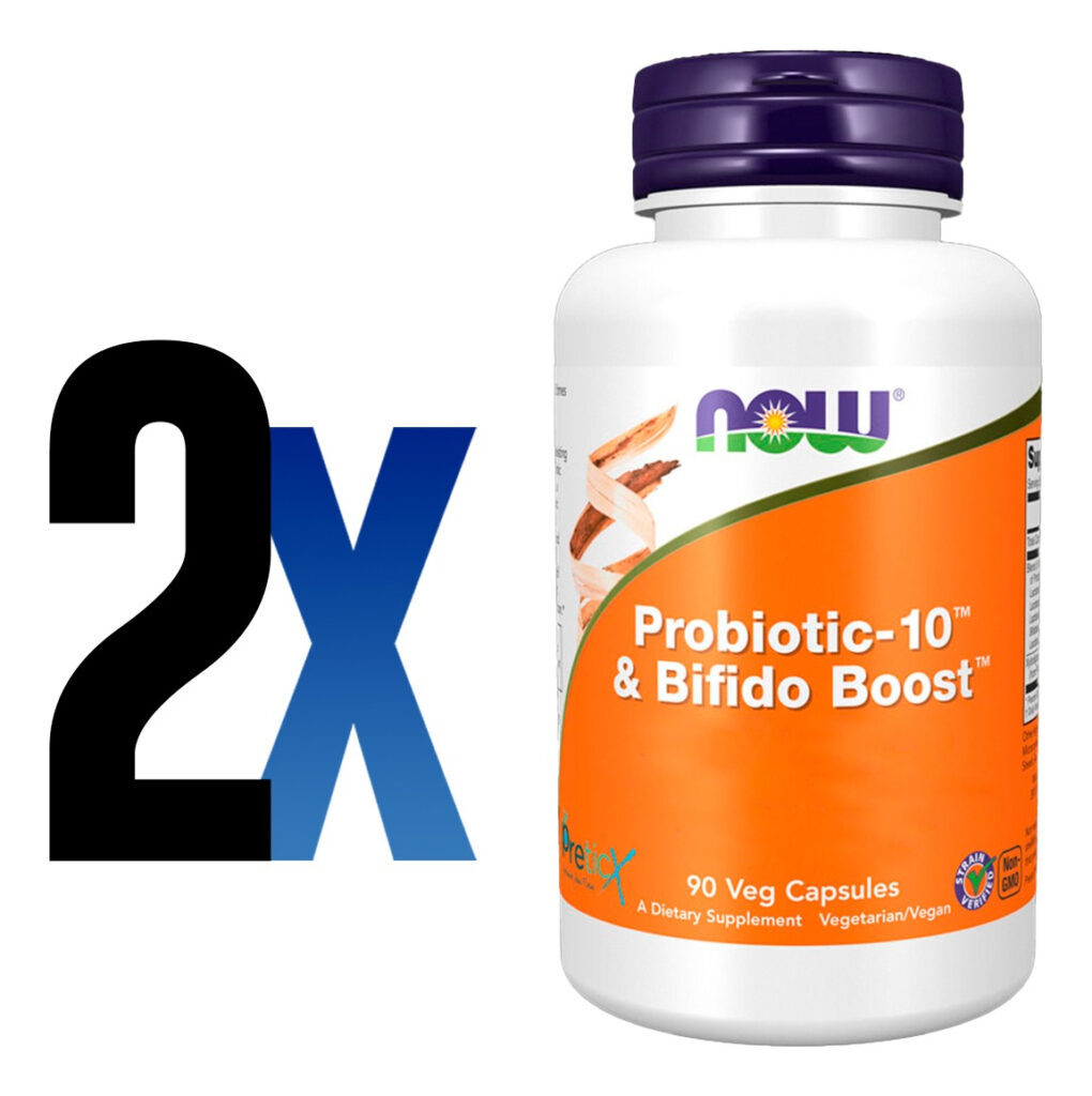 Probiótico 10 25 Bilhões 90cap Importado 2un Now Foods - Imagem 2