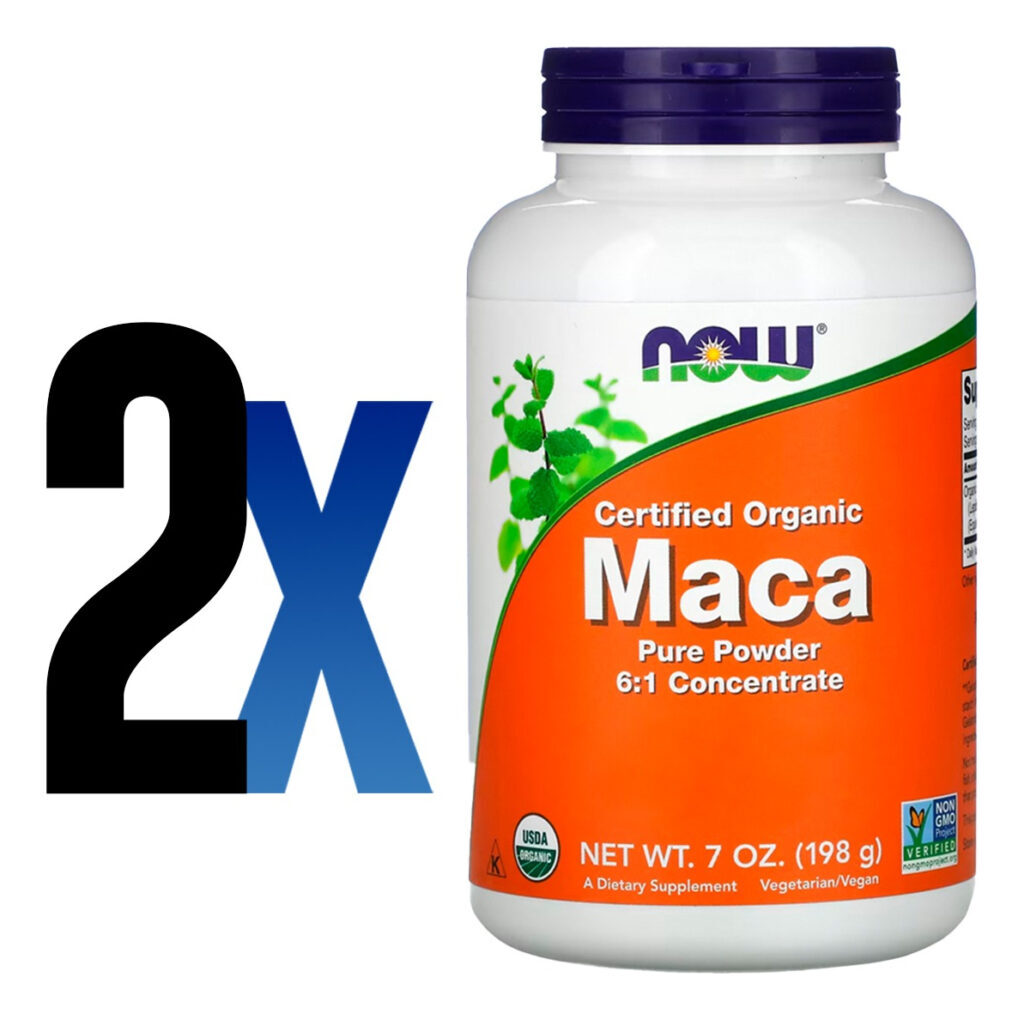 Maca Peruana Em Pó 198g Orgânica Importado 2un Now Foods - Imagem 2