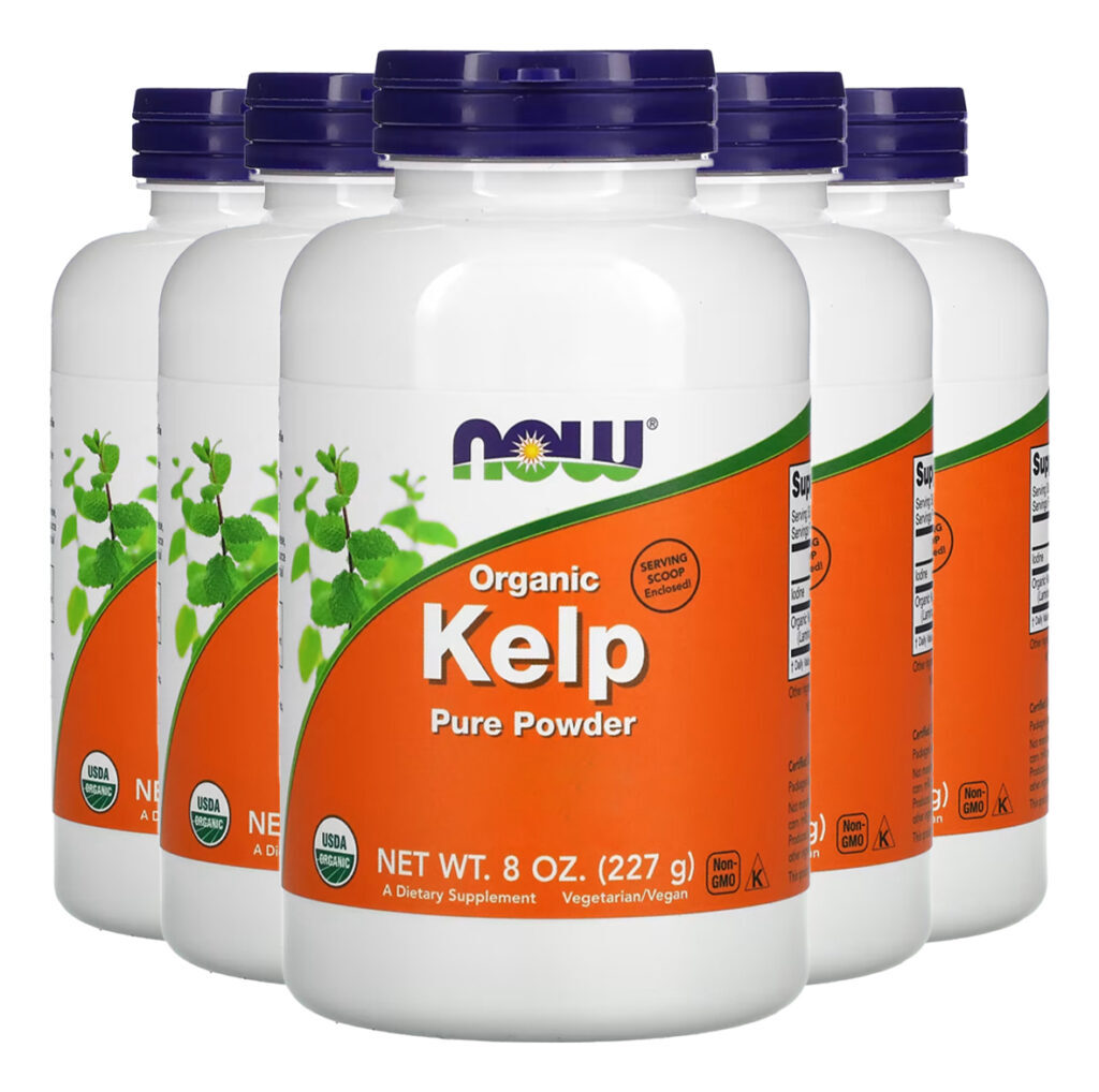 Kelp Em Pó Now Foods 227g Importado 5un