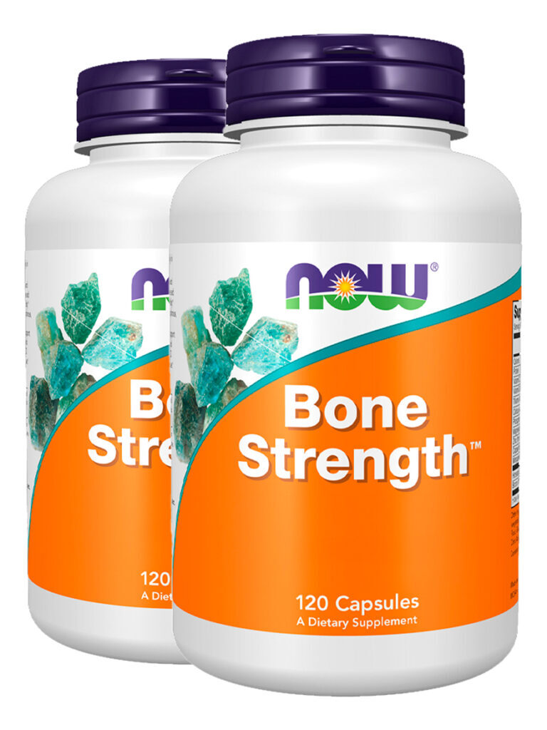 Bone Strength 120 Caps Importado 2un Now Foods