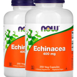Equinácea 400mg 250 Cáps Importado 2un Now Foods