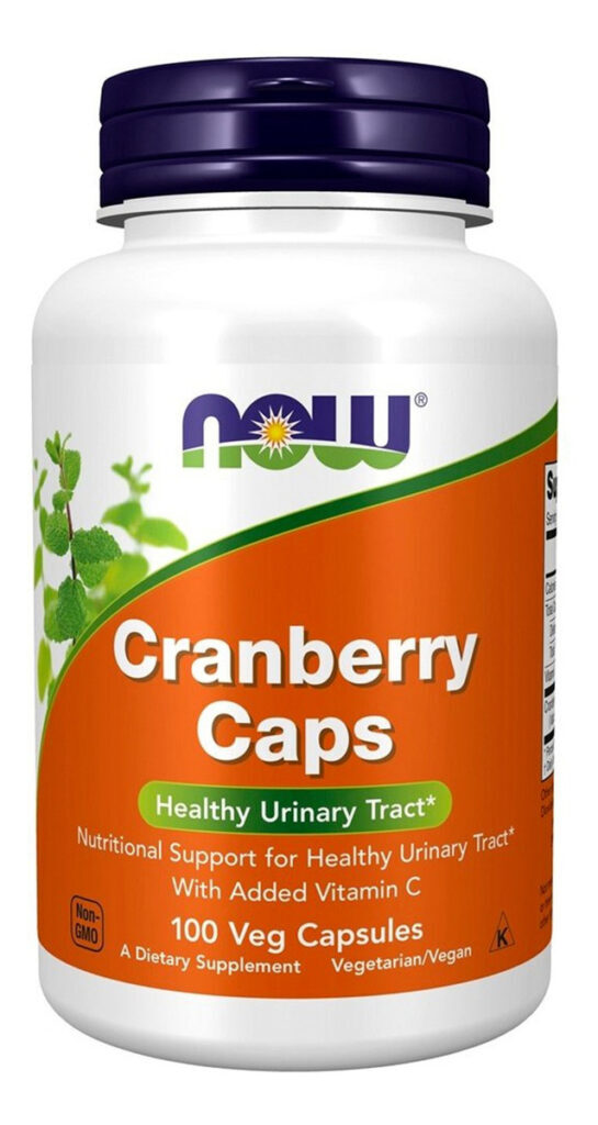 Cranberry Concentrado Now Foods 100 Caps Sem Sabor