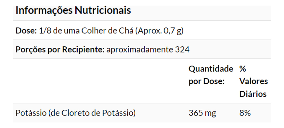 Cloreto Em Potássio Pó Now Foods 227g + Porta Cápsulas - Imagem 4