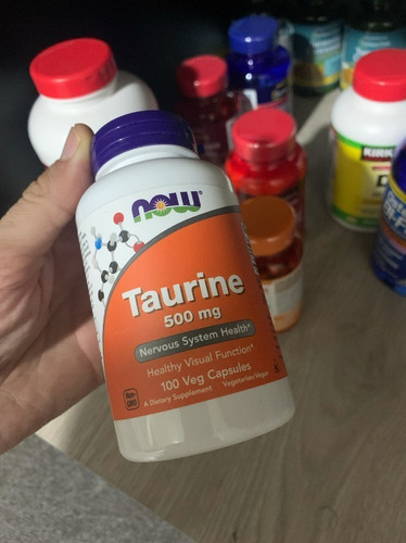 Taurina 500 Mg - 100 Cápsulas Da Marca Now Foods Com Sabor De Taurina - Imagem 2