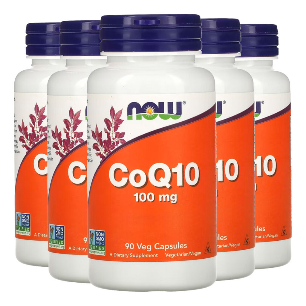 Coenzima Coq10 Now Foods 100mg 90 Veg Cápsulas Importado 5un