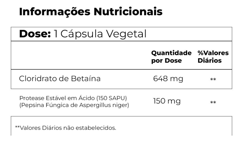 Betaína Hcl 648mg Now Foods Betaine Hcl 120 Cáps +porta Cáps - Imagem 4
