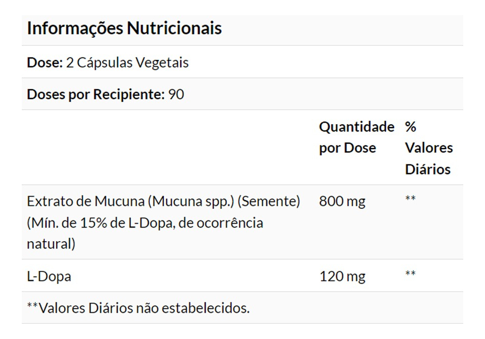 Extrato De Dopa Mucuna Now Foods 180 Cáps + Porta Cápsulas - Imagem 4