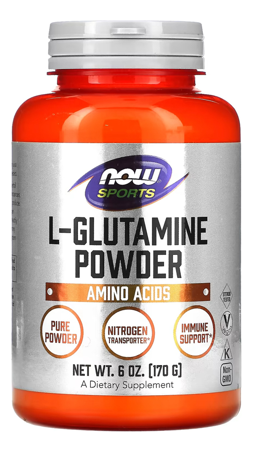 Now Foods L-glutamina Em Pó Sports 170g Puro Sabor N/d