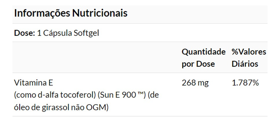 Vitamina E Sun-e 400 268mg Now Foods 60soft + Porta Cápsulas - Imagem 4