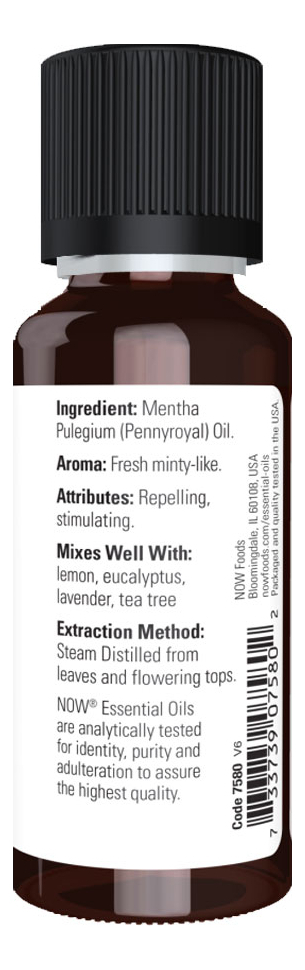 Óleo De Poejo Now Foods Pennyroyal 30ml - Imagem 2