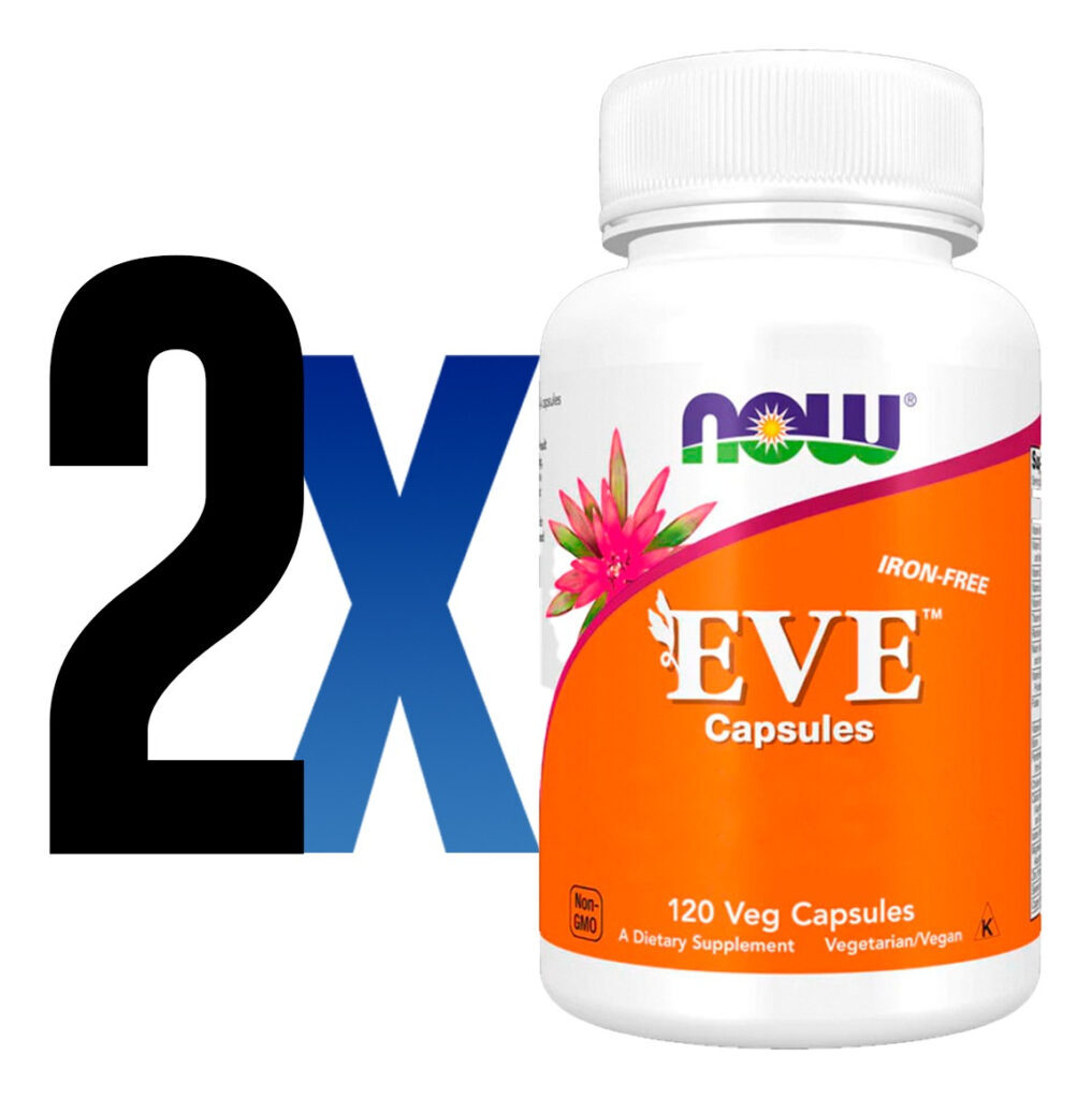 Múlti Vitaminas Eve Mulheres 120cáps Importado 2un Now Foods - Imagem 2