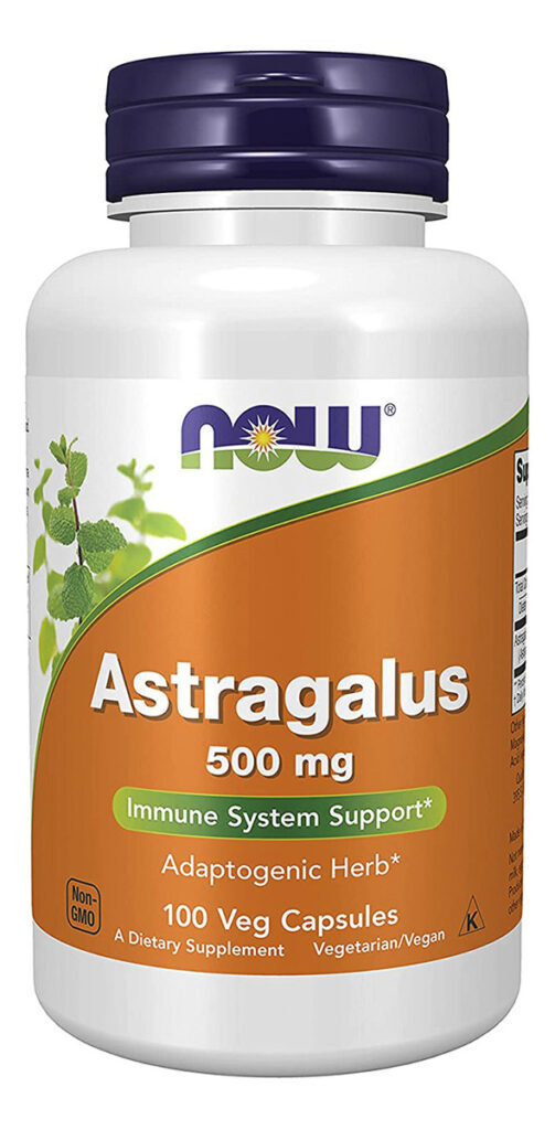 Astragalus 500mg Now Foods 100 Veg Cápsulas Importado Eua - Imagem 3