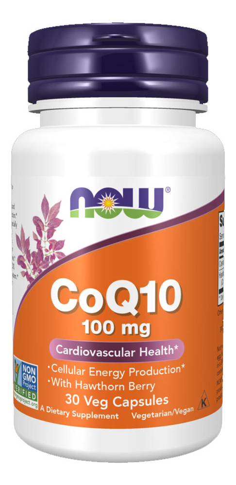 Coenzima Coq10 100mg Now Foods 30cáps Sabor N/a