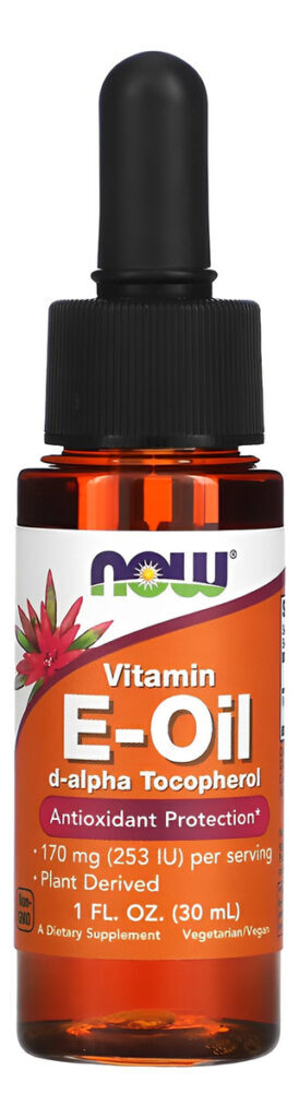 Óleo De Vitamina E 170mg Now Foods 30ml Importado 3un - Imagem 5