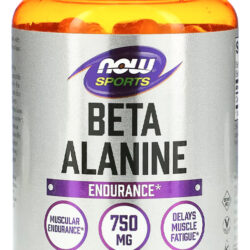Beta-alanina 750mg Now Foods 120 Cápsulas Importado