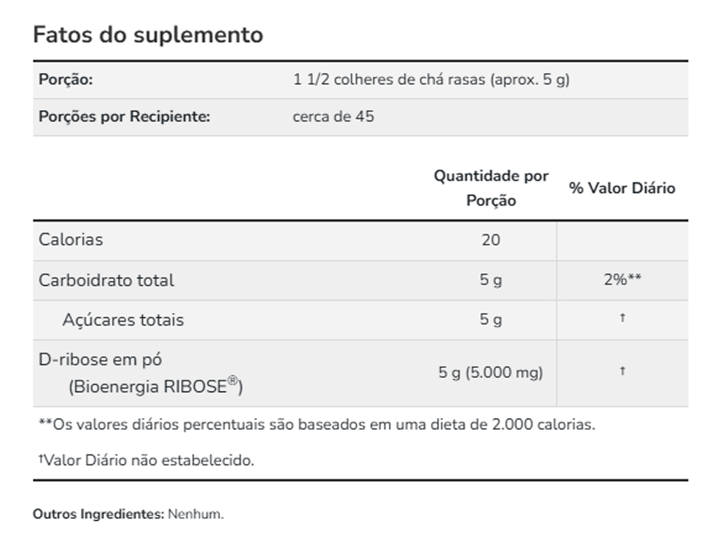 Pó De D-ribose Now Foods 227 Gramas Importado - Imagem 4