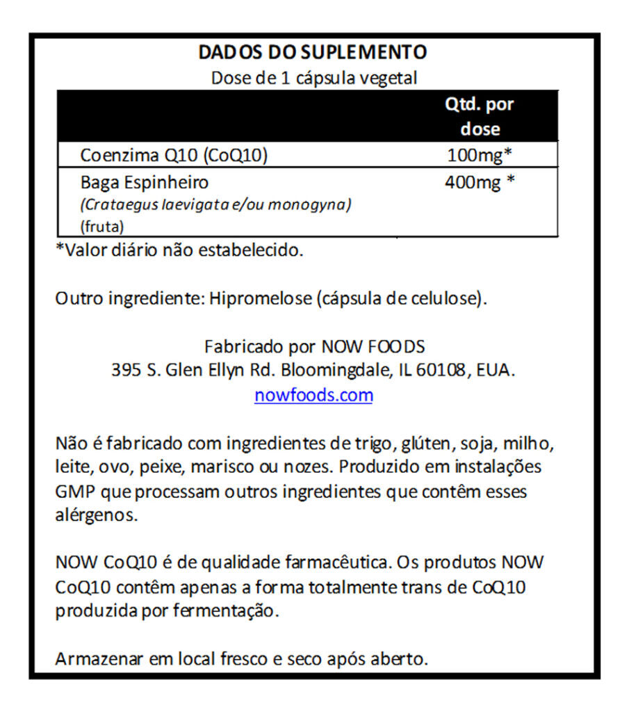 Coenzima Coq10 100mg 90 Veg Cápsulas Importado - Imagem 3