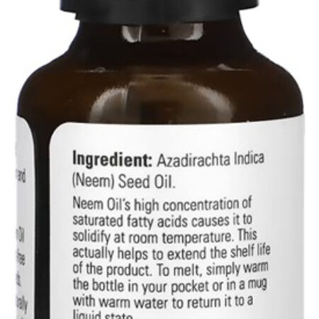 Óleo De Neem Now Foods 100% Pure 30ml Importado - Imagem 2