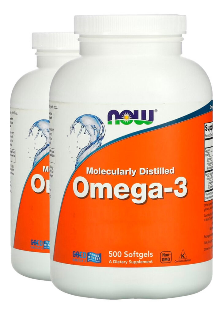 Ômega-3 Molecularmente Destilado 500soft 2un Now Foods
