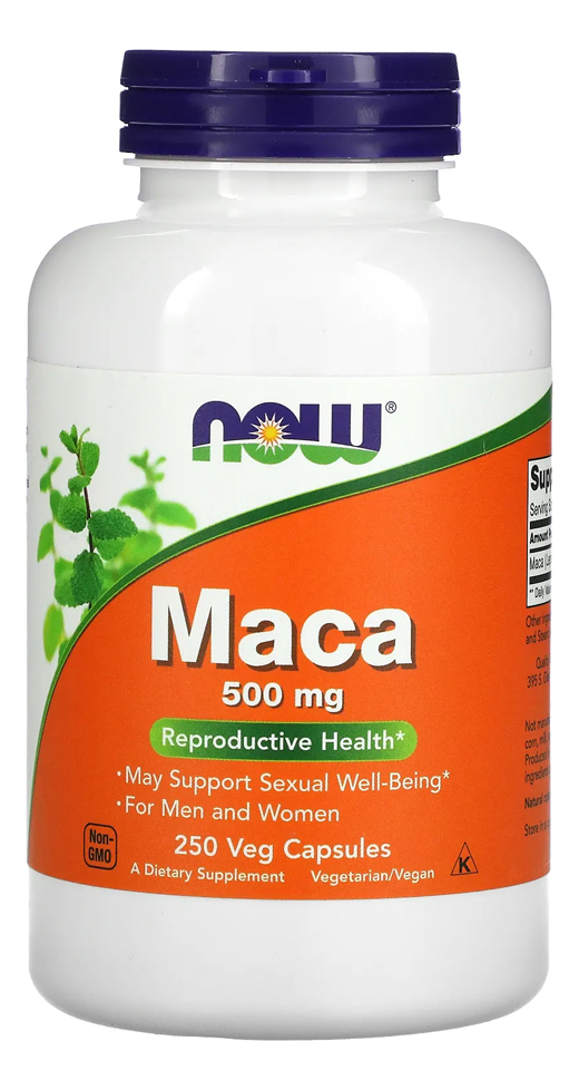Suplemento En Cápsulas Now Foods Maca Peruana X 500mg