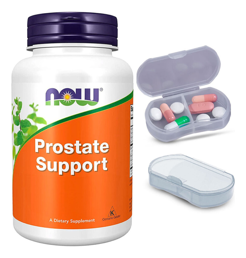 Prostate Support Now Foods 90 Softgels + Porta Cápsulas