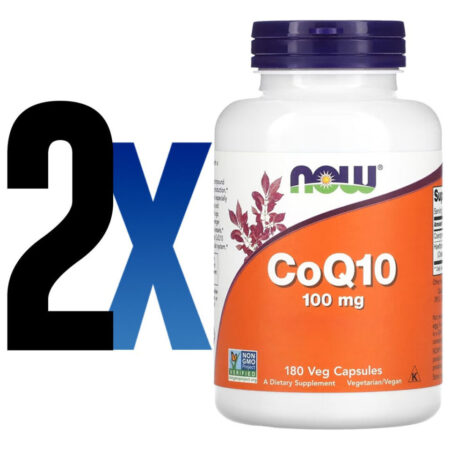 Coenzima Coq10 100mg 180 Cápsulas Importado 2un Now Foods - Imagem 2