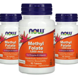 Metilfolato Methyl 1000mcg Now Foods 90 Tablets 5un