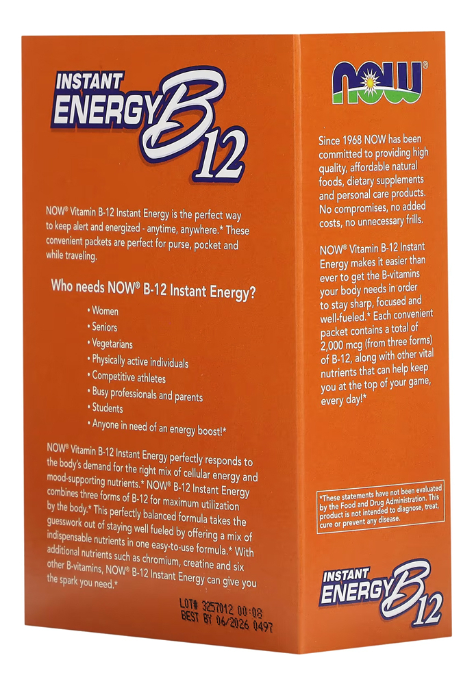 Complexo B-12 Now Foods Caixa Com 75psc Importado 3un - Imagem 4